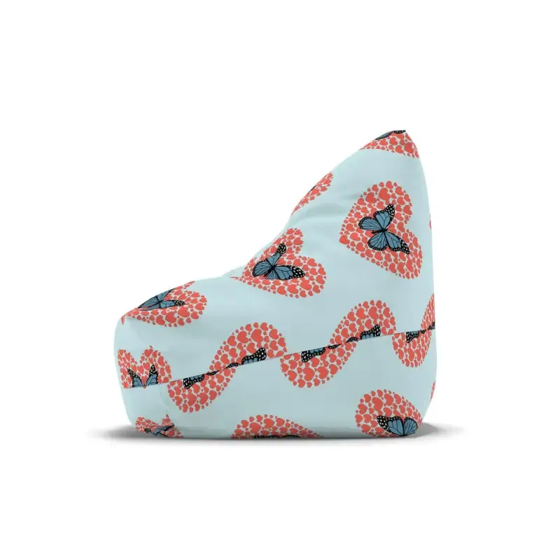 Fluttering Hearts Cozy Comfort Bean Bag Cover