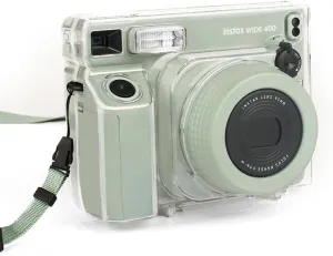 for Instax Wide 400 Protective Case - Crystal Clear Shell with Photo Storage Back Cover | Durable Design for Instant Camera Enthusiasts