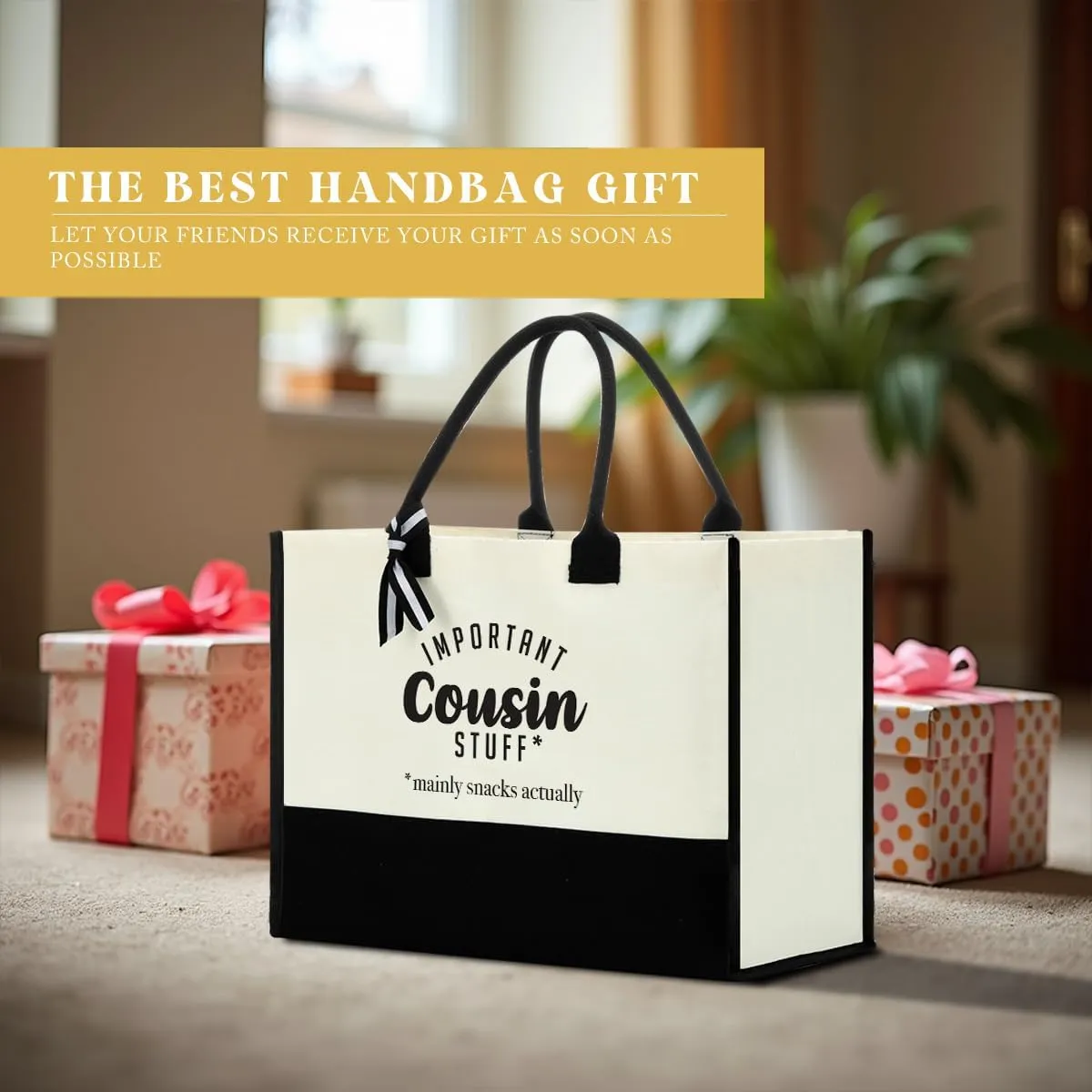 FORBIDDEN PAPER Gifts Tote Bag Important Stuff Tote Gift Gifts Birthday for Shopping Bag Grocery Bag Utility Tote