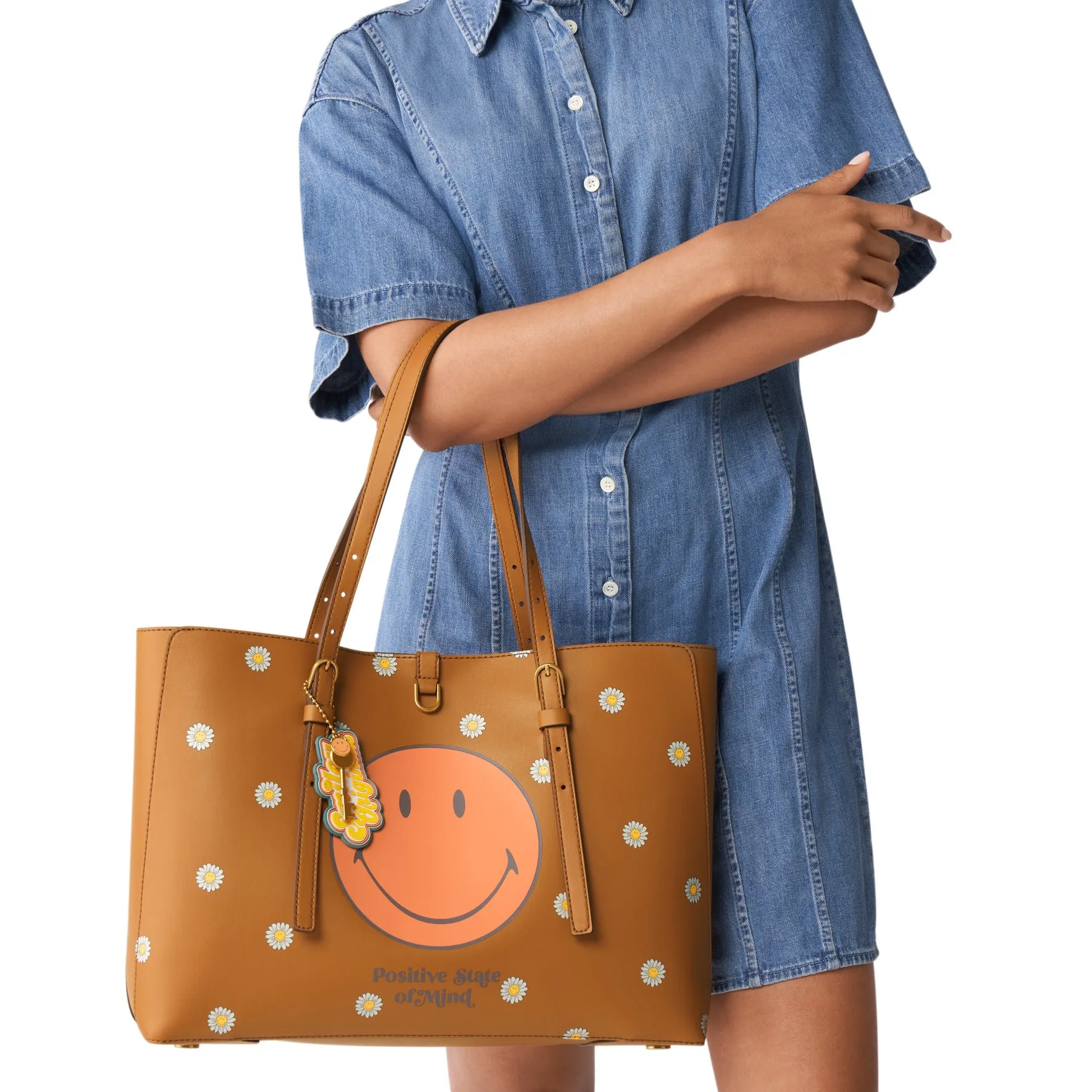 Fossil x Smiley® Vegan Cactus Sustainable Tote