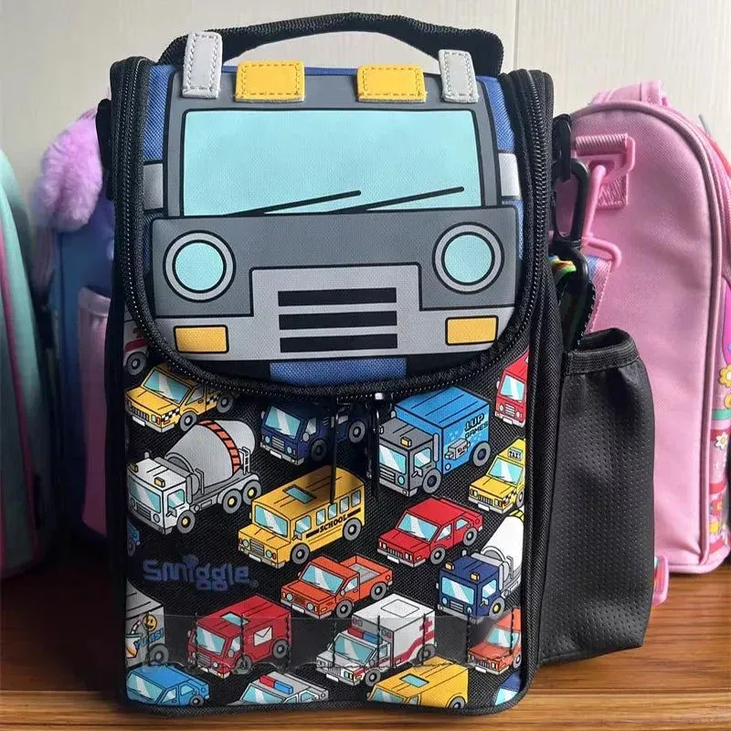Genuine Australian Smiggle Molded Cars Schoolbag Children'S Stationery Student Pen Bag Backpack Lunch Bag Water Bottle