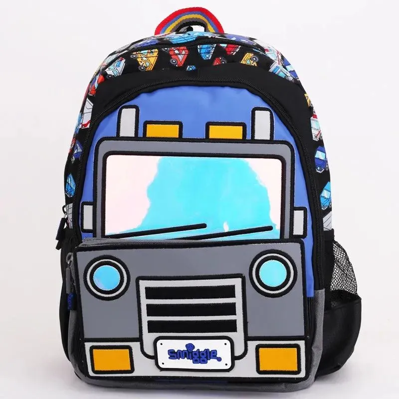 Genuine Australian Smiggle Molded Cars Schoolbag Children'S Stationery Student Pen Bag Backpack Lunch Bag Water Bottle