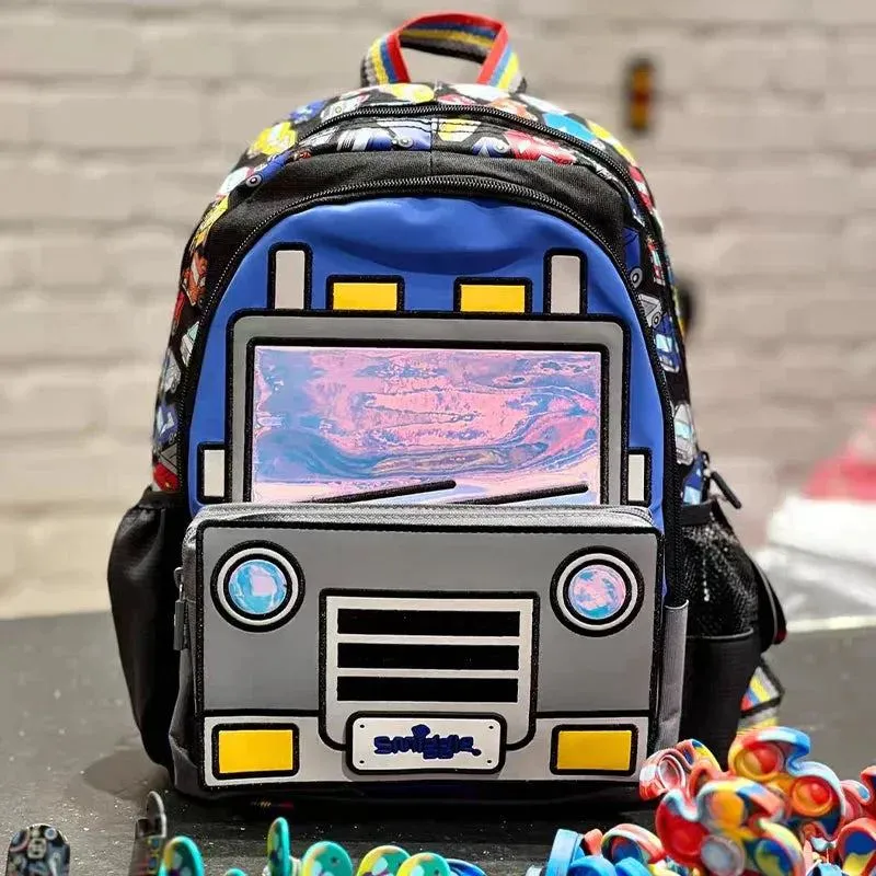 Genuine Australian Smiggle Molded Cars Schoolbag Children'S Stationery Student Pen Bag Backpack Lunch Bag Water Bottle