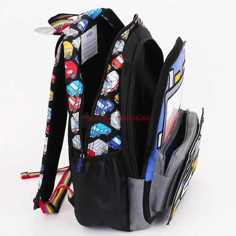 Genuine Australian Smiggle Molded Cars Schoolbag Children'S Stationery Student Pen Bag Backpack Lunch Bag Water Bottle