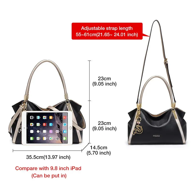Genuine Leather Large Capacity
