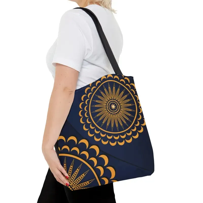 Gold Geometric Tote Bag Upgrade your Style