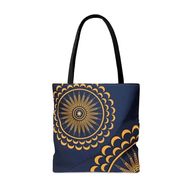 Gold Geometric Tote Bag Upgrade your Style