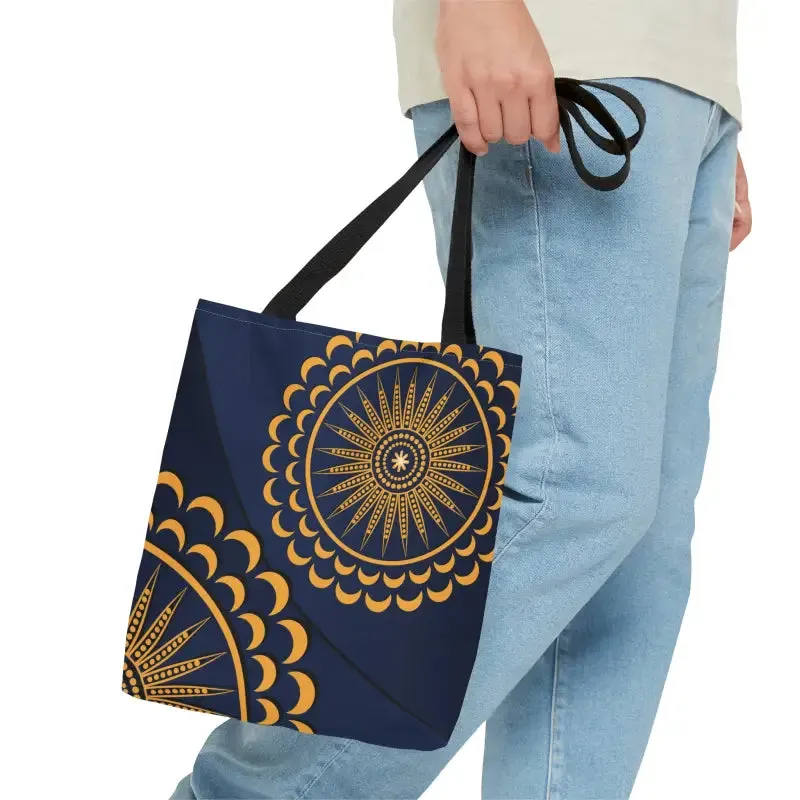 Gold Geometric Tote Bag Upgrade your Style