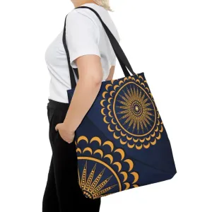 Gold Geometric Tote Bag Upgrade your Style