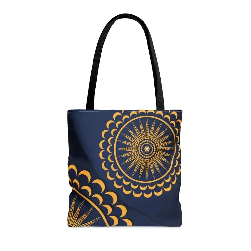 Gold Geometric Tote Bag Upgrade your Style