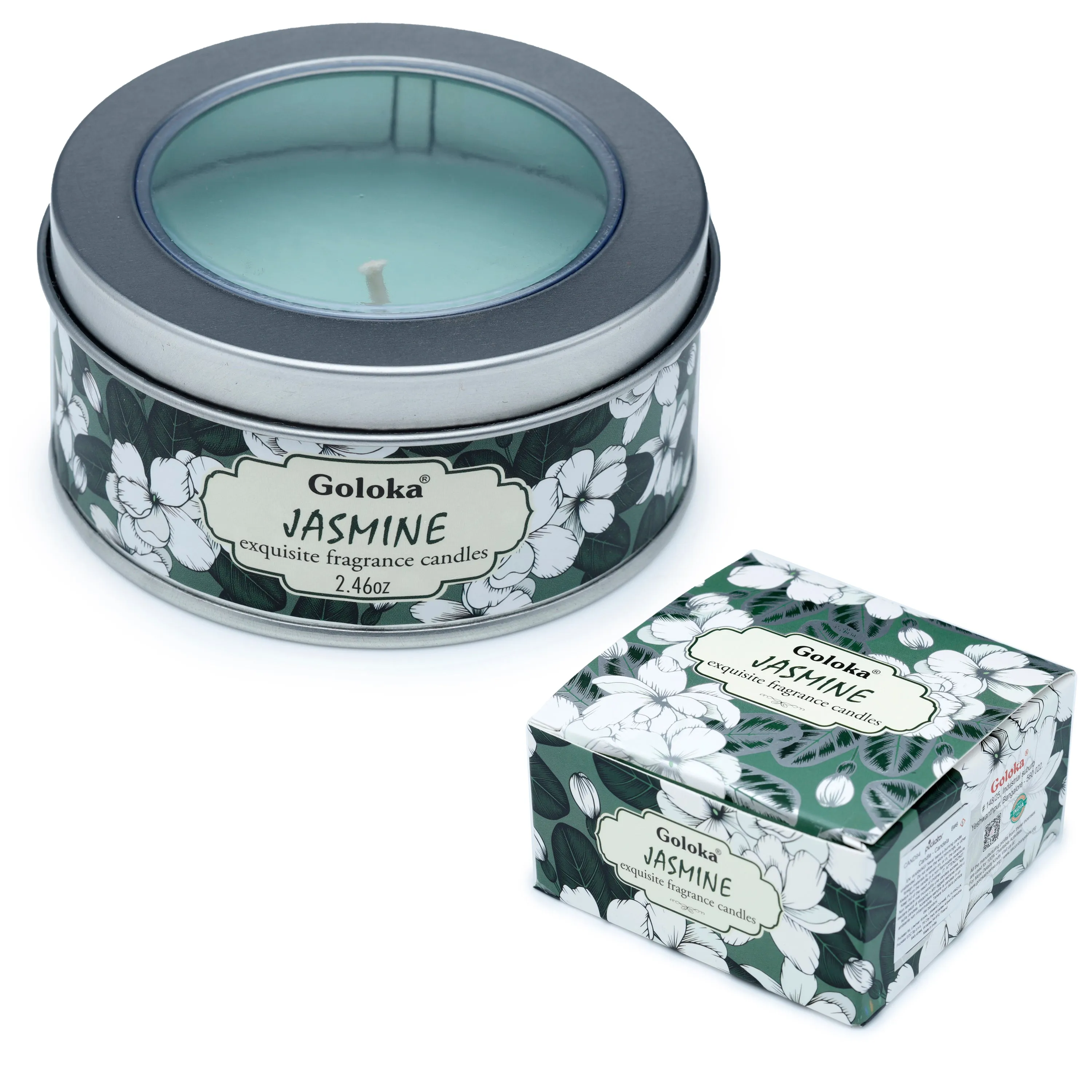 Goloka Jasmine Soya Wax Candle Tin