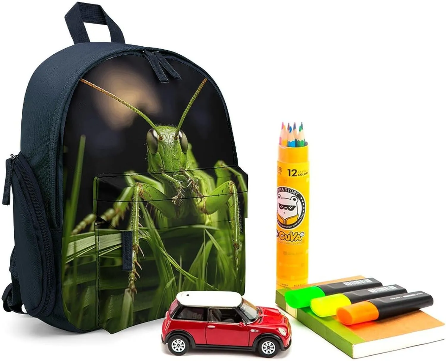 Grasshopper on Grass Travel Backpack Casual Bag Lightweight Hiking Backpacks for Business, Travelling, Hiking