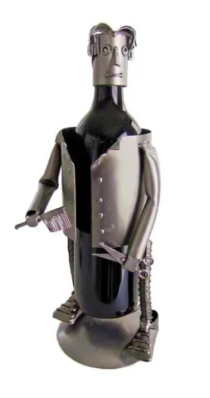 Hairdresser Male Wine Bottle Holder