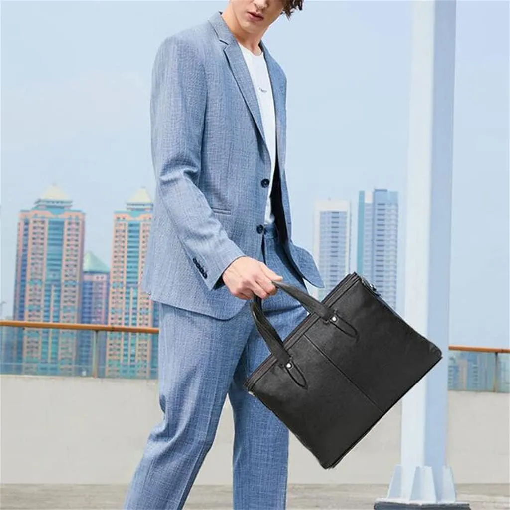 Handbag Leather Large Capacity Bags Business Cowhide Shoulder Crossbody Casual Briefcase