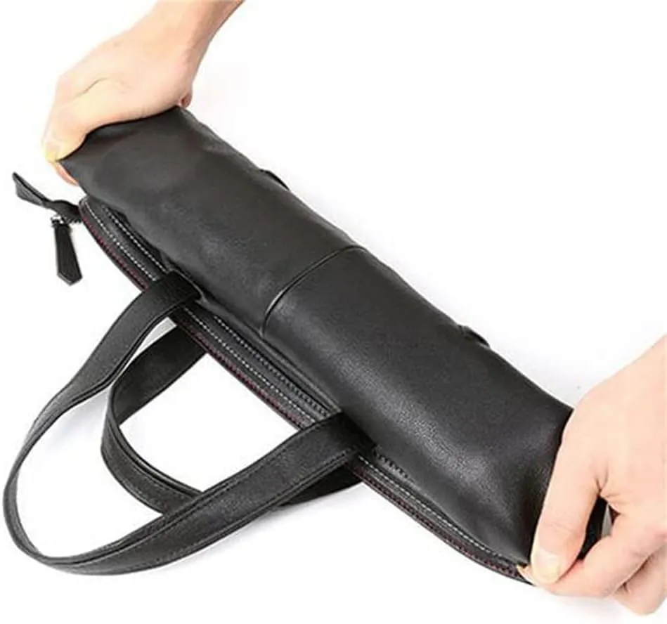 Handbag Leather Large Capacity Bags Business Cowhide Shoulder Crossbody Casual Briefcase