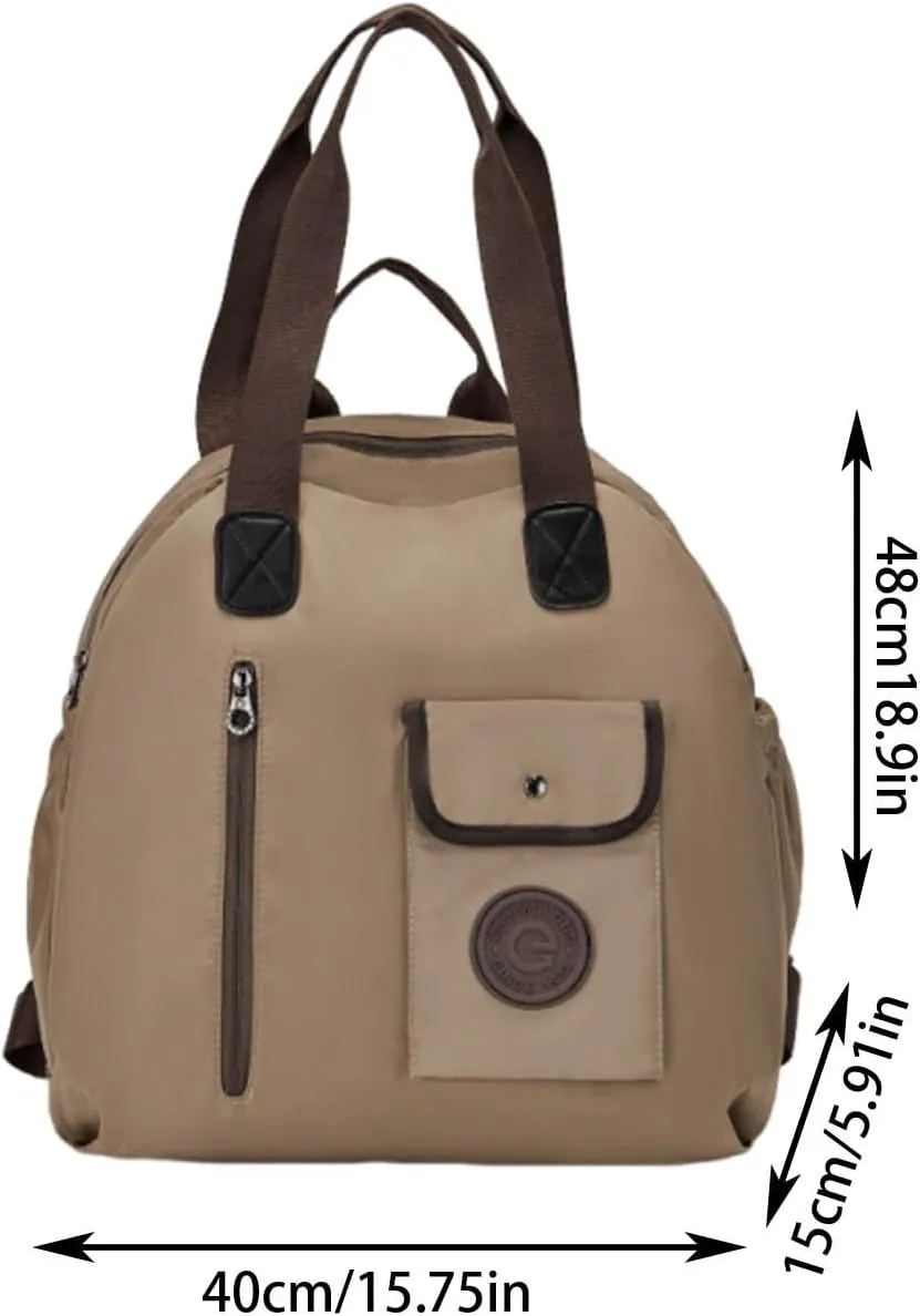 Handbags & Shoulder Bags, Multi-Carry Large Capacity Watertight Backpack Multi Functional Shoulder Bag Large Capacity Backpack Cloth Bag Travel Bag, 18.9 Inches