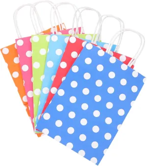 HEATSHAKING 30Pcs Dot Paper present Bags Chic Present Packing Bags for Weddings Parties Corporate Events Adorable Design Portable Elegant