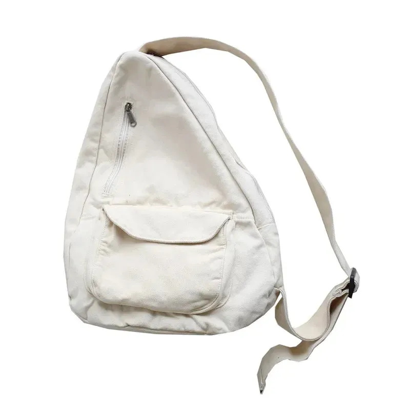 HOCODO 2022 Women Shoulder Messenger Bag Canvas Crossbody New Trend Fashion Female Bag Solid Color High Quality Ladies Chest Bag