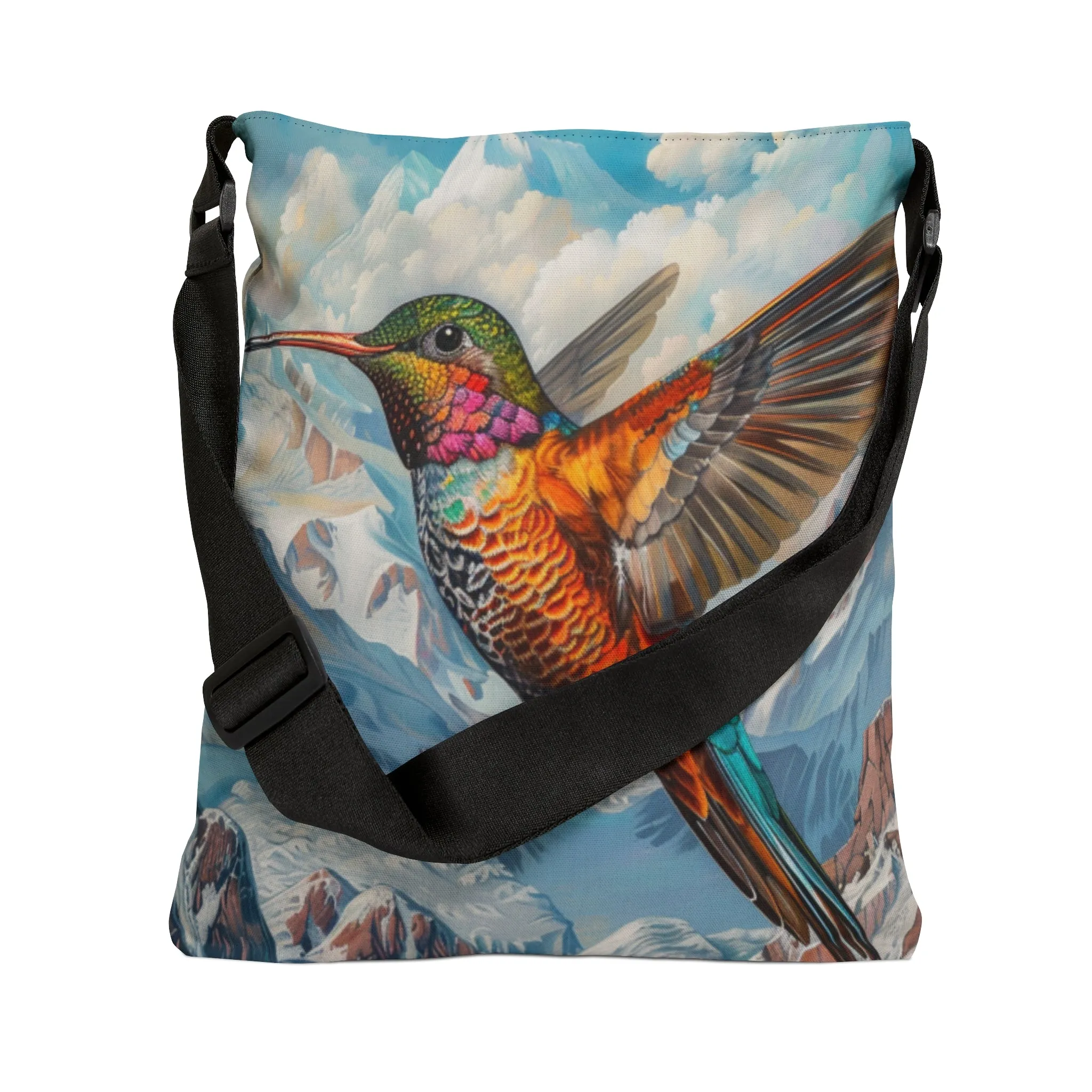 Hummingbird Adjustable Tote Bag