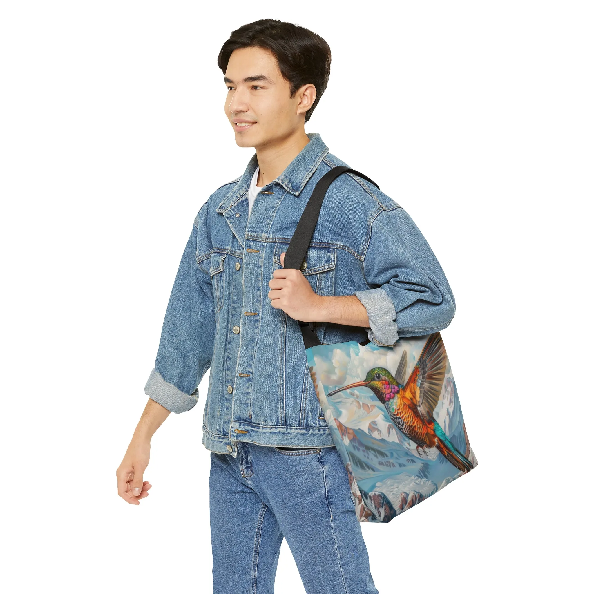 Hummingbird Adjustable Tote Bag