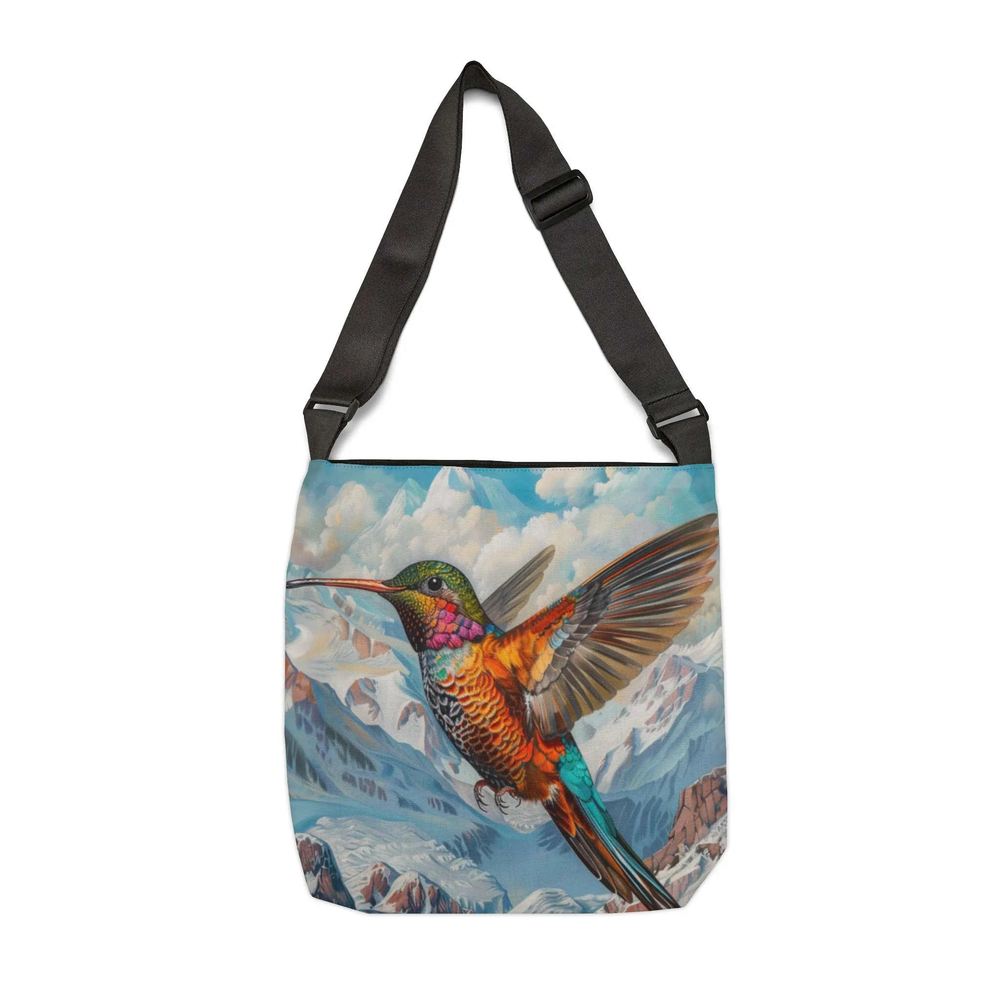 Hummingbird Adjustable Tote Bag