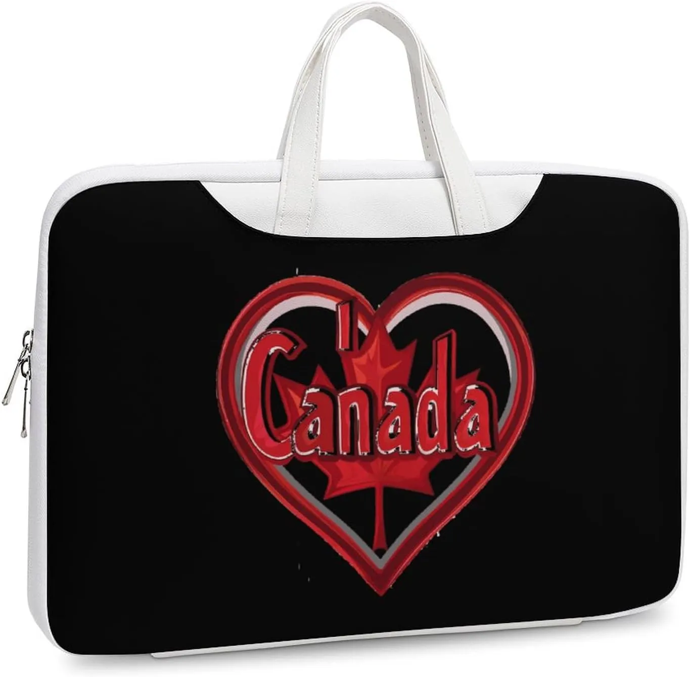I Love Canada Laptop Tote Bag Waterproof Computer Carrying Case Business Office Briefcase