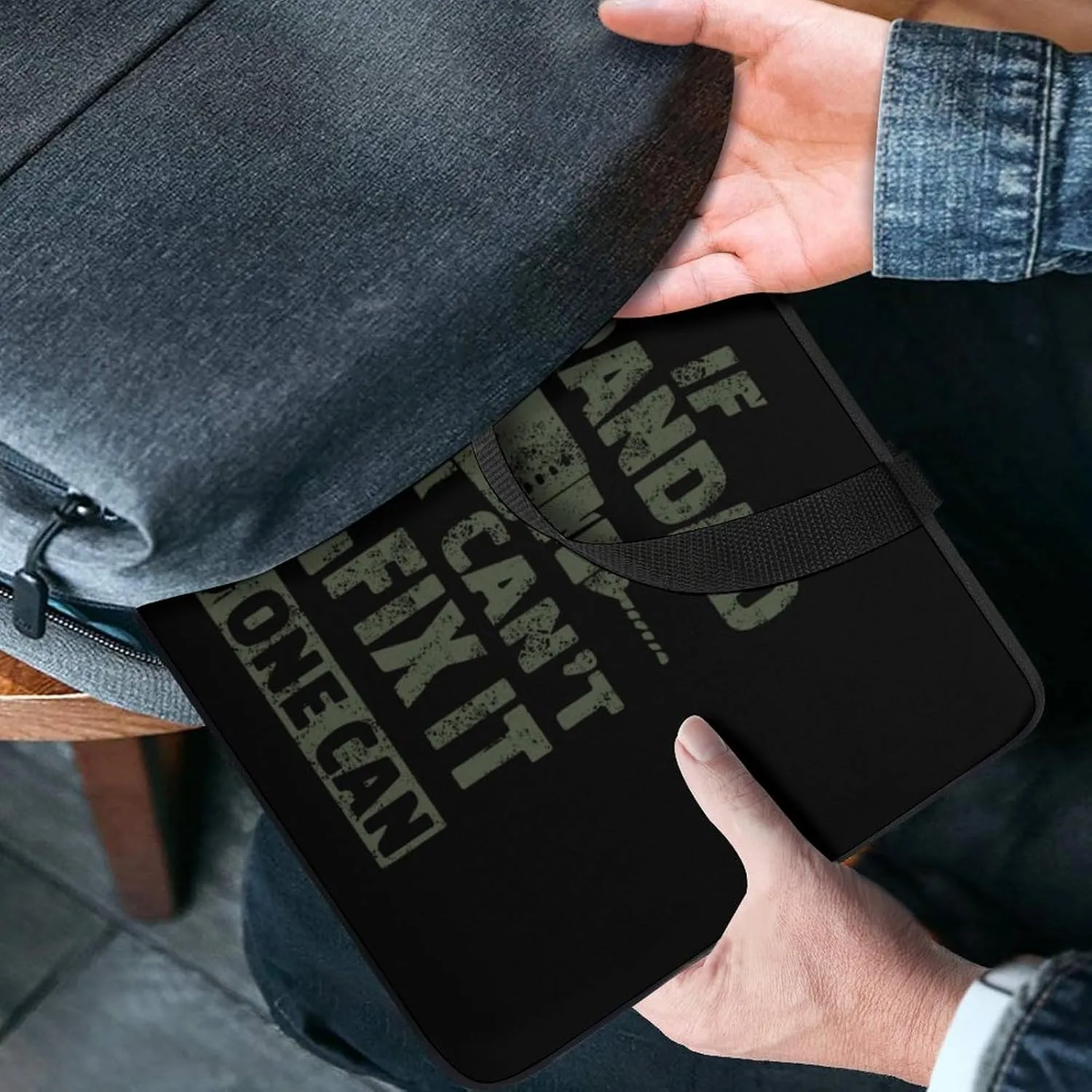 If Grandad Can't Fix It Laptop Bag Lightweight Computer Bag Laptop Carrying Case Handbag for Work Business
