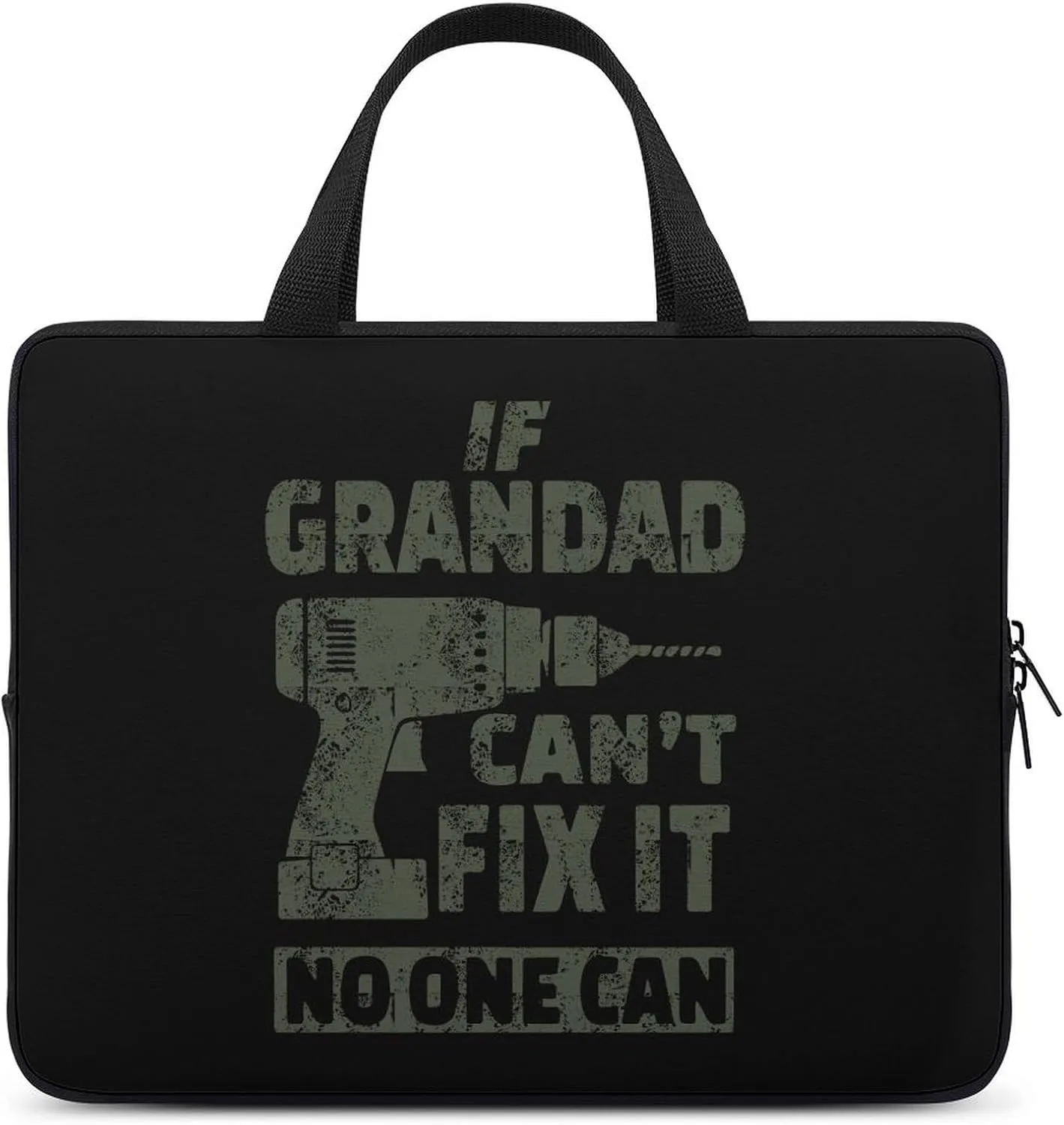 If Grandad Can't Fix It Laptop Bag Lightweight Computer Bag Laptop Carrying Case Handbag for Work Business