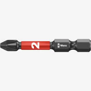 IMPAKTOR PH#2 x 50mm Phillips Diamond Coated Power Bit (WERA)