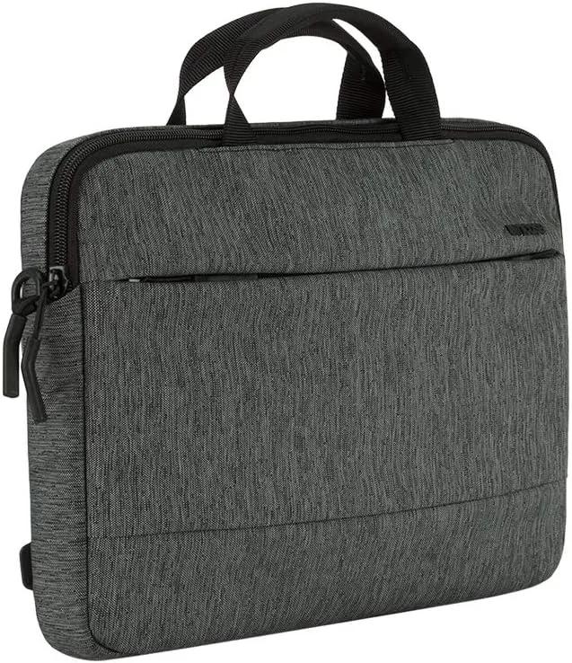 Incase City Brief 16" Laptop Bag - Lightweight Computer Bag - Fits 16" Computer - Reliable Personal Item, Travel Bag or Work Tote (16 x 2 x 11.5 in) - Heather Black/Gunmetal