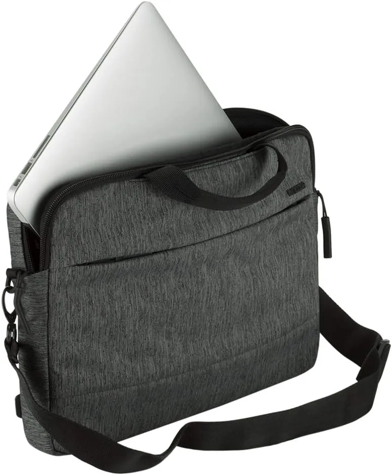 Incase City Brief 16" Laptop Bag - Lightweight Computer Bag - Fits 16" Computer - Reliable Personal Item, Travel Bag or Work Tote (16 x 2 x 11.5 in) - Heather Black/Gunmetal