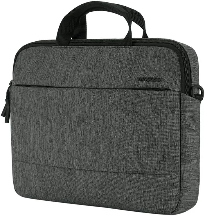 Incase City Brief 16" Laptop Bag - Lightweight Computer Bag - Fits 16" Computer - Reliable Personal Item, Travel Bag or Work Tote (16 x 2 x 11.5 in) - Heather Black/Gunmetal
