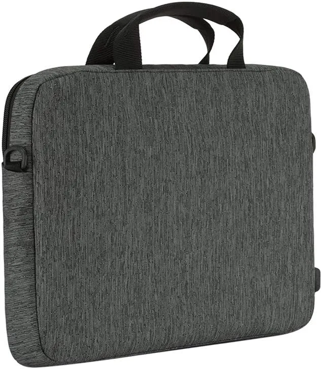 Incase City Brief 16" Laptop Bag - Lightweight Computer Bag - Fits 16" Computer - Reliable Personal Item, Travel Bag or Work Tote (16 x 2 x 11.5 in) - Heather Black/Gunmetal