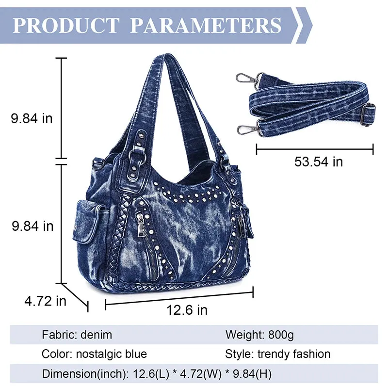 iPinee Brand Women's Denim Bag