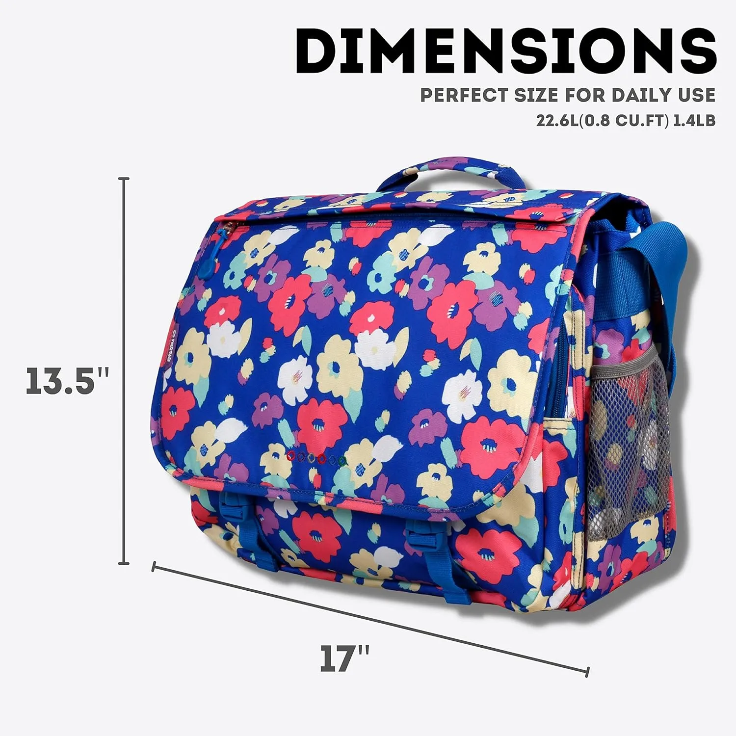 J World New York Thomas Laptop Messenger Bag for Women & Men. Kids Computer Bookbag