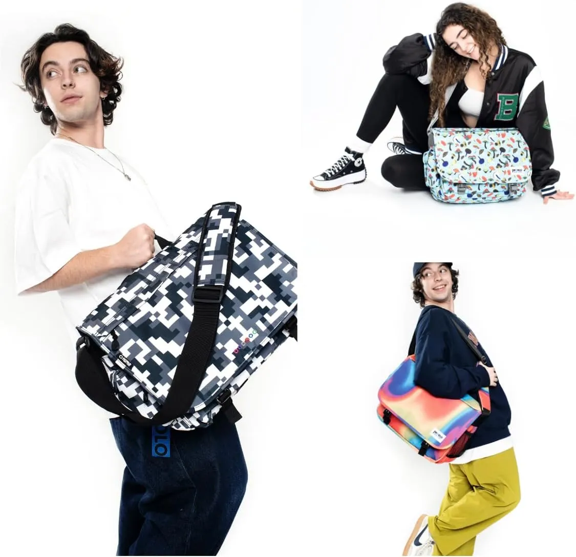 J World New York Thomas Laptop Messenger Bag for Women & Men. Kids Computer Bookbag