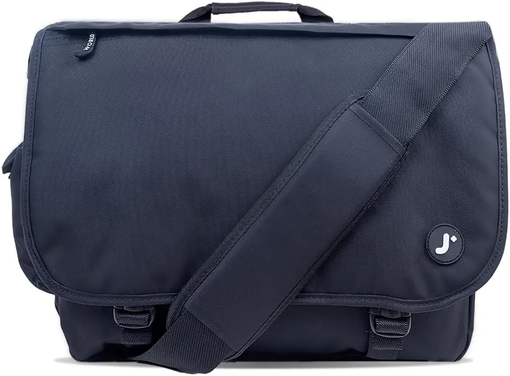 J World New York Thomas Laptop Messenger Bag for Women & Men. Kids Computer Bookbag