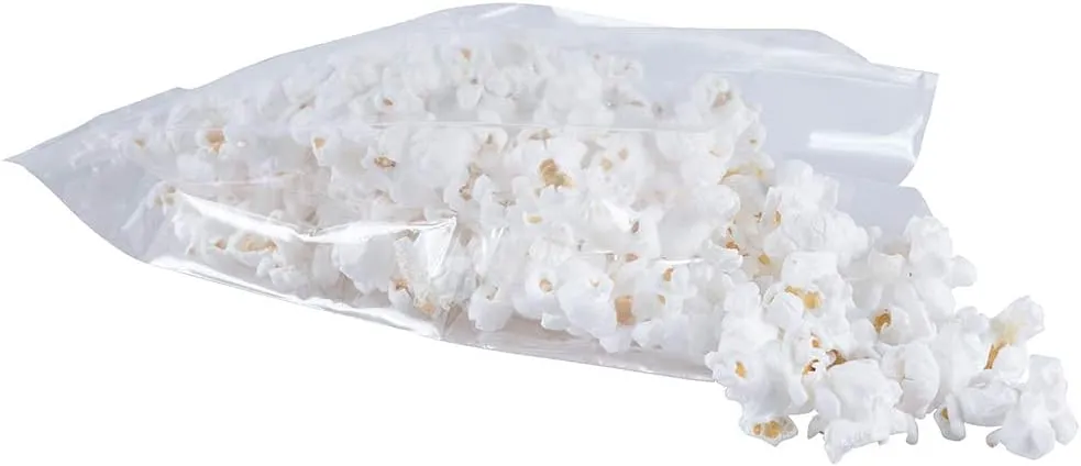 JAM Paper Cello Bags - Medium - 3 1/2 x 2 x 7 1/2 - Clear - Bulk 100 Bags/Pack