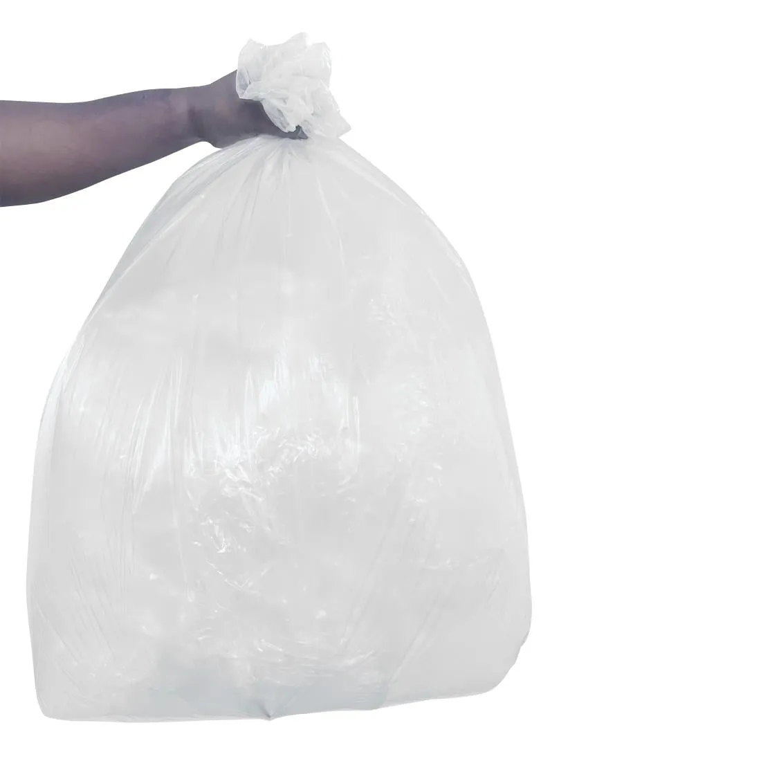 Jantex Light Duty Bin Bags Clear 80Ltr (200 Pack)