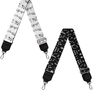 Jeiento Replacement Shoulder Strap,2 Piece Set Guitar Style Handbag Crossbody Strap Adjustable Guitar Straps for Women Girls