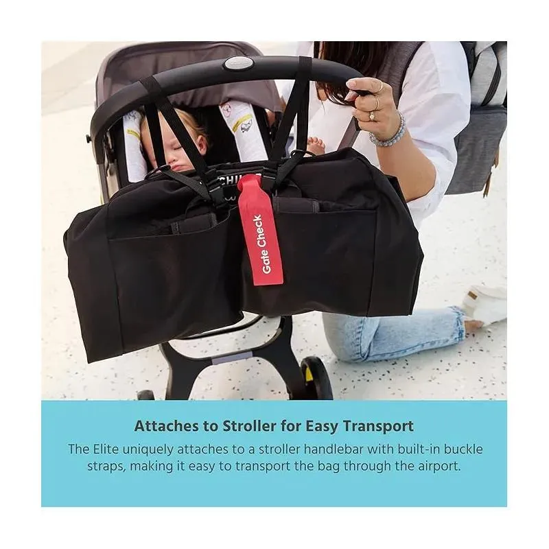J.L. Childress - Elite Travel Bag For Doona, Unpadded, Black