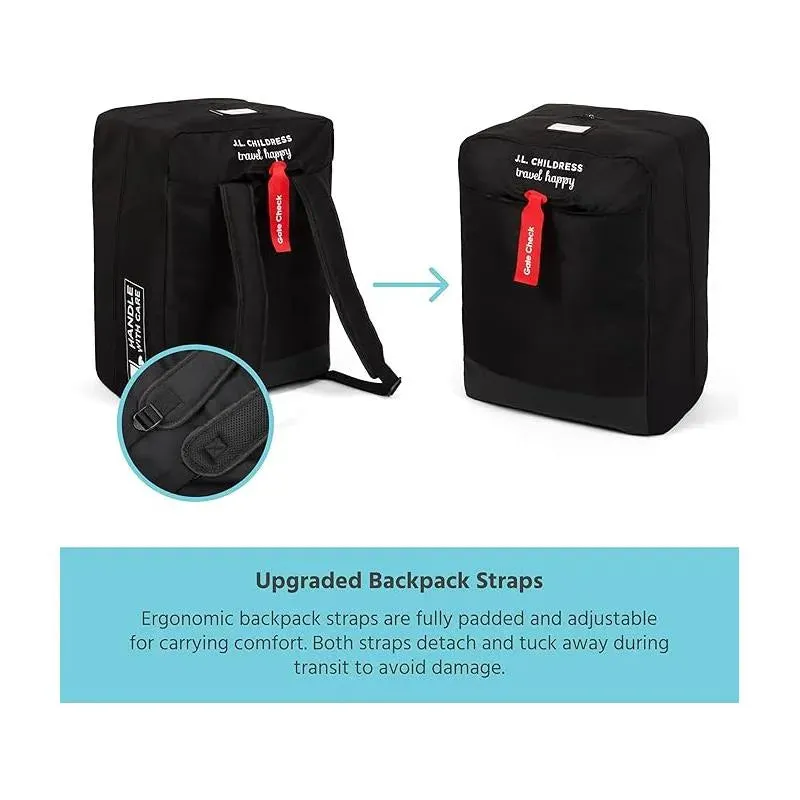 J.L. Childress - Elite Travel Bag For Doona, Unpadded, Black