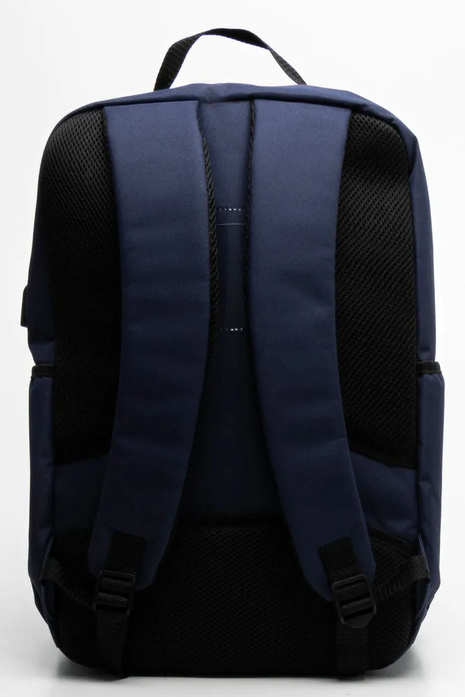 Jumbo Laptop USB Bag Navy