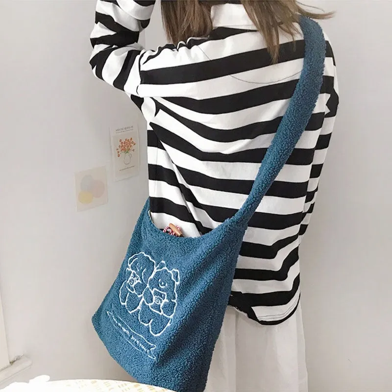 Kawaii Friends Fluffy Shopping Bag