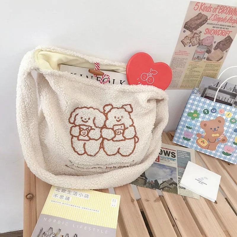 Kawaii Friends Fluffy Shopping Bag