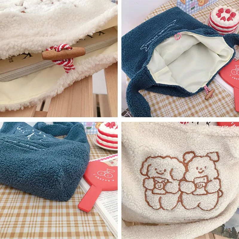 Kawaii Friends Fluffy Shopping Bag