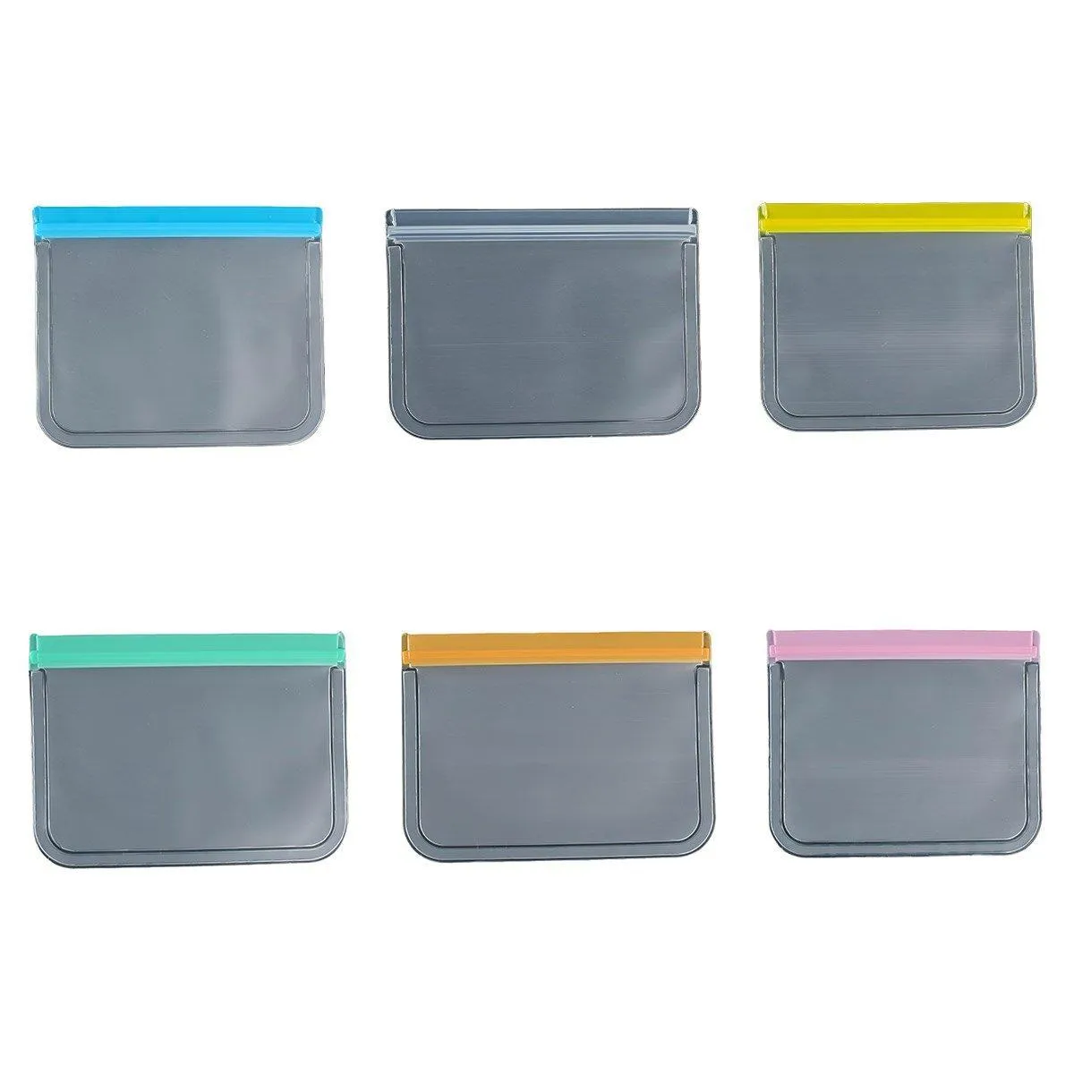 Keep Food Fresh Storage Bags 6Colors 10PCS