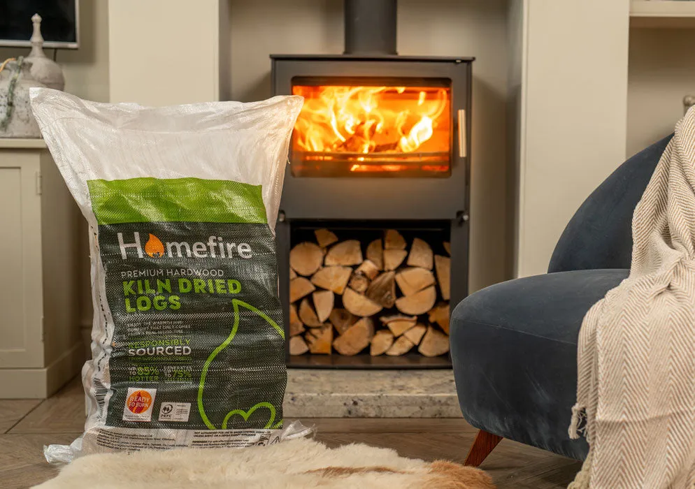 Kiln Dried Logs Subscribe & Save Bundle (x5 Handy Bags, x3 Twizlers, x3 Kindling)
