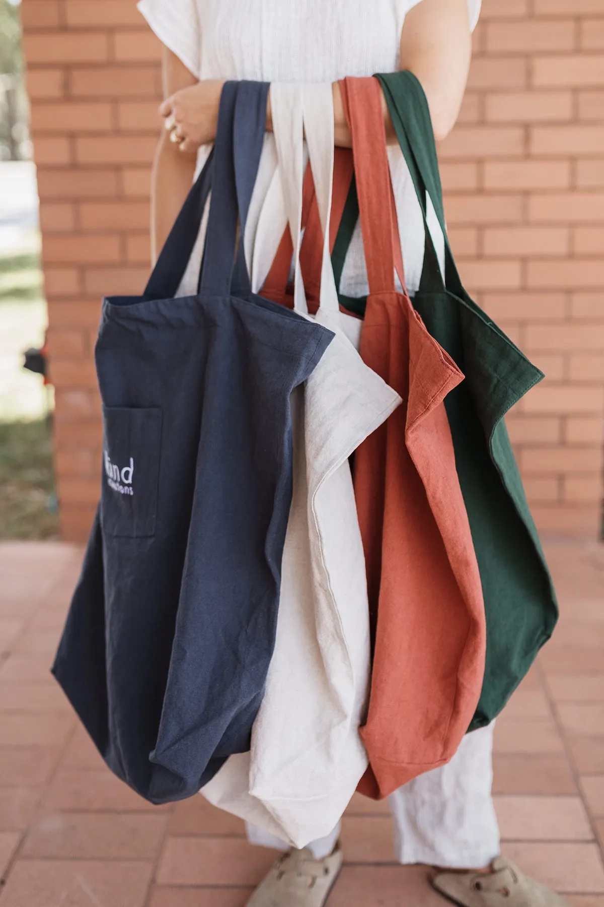 Kind x Worktones Oversized Market Bag - Dark Blue