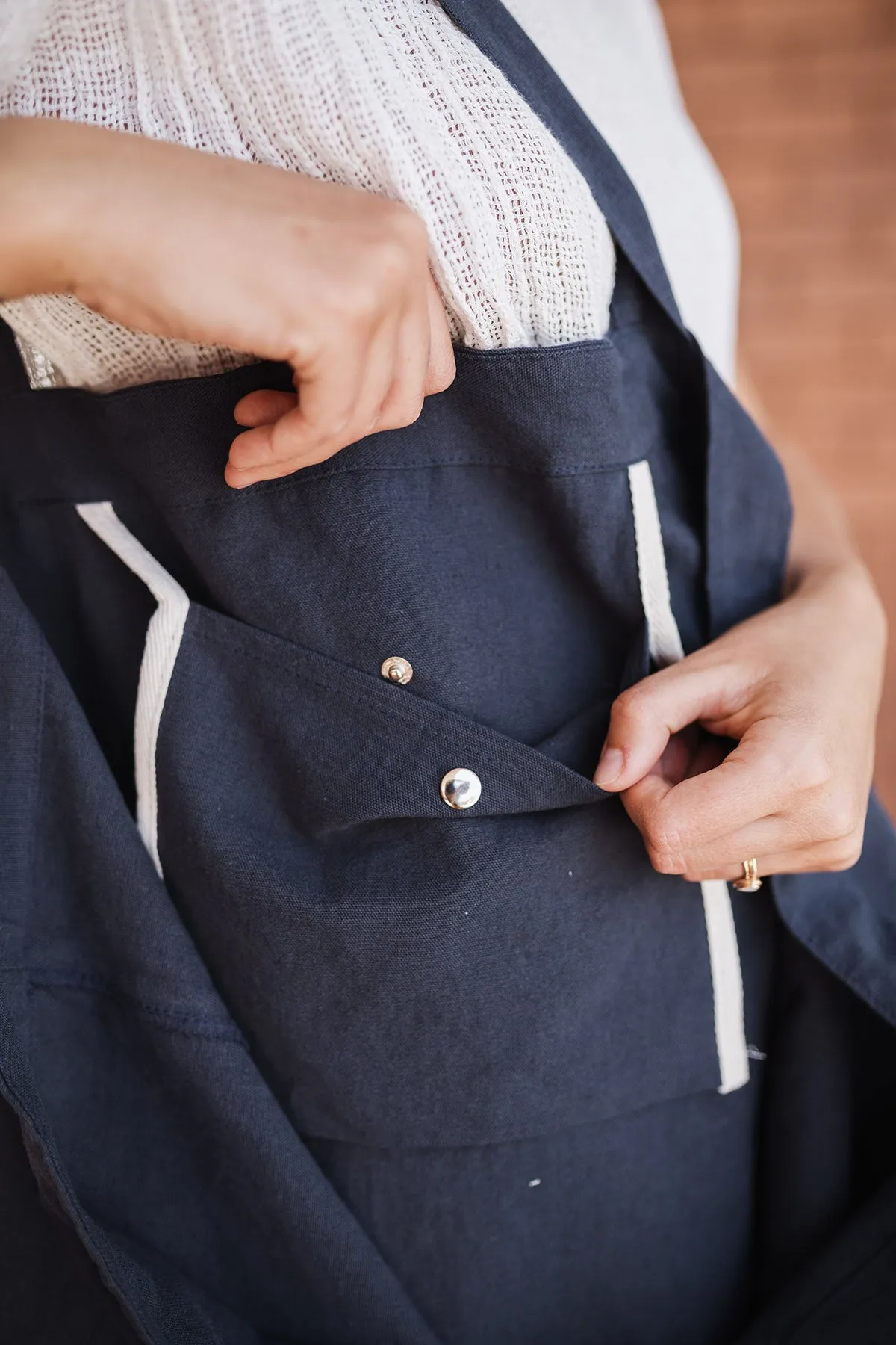 Kind x Worktones Oversized Market Bag - Dark Blue